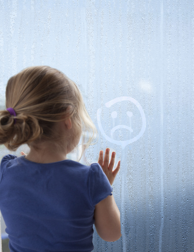 Child Crying Window Sad